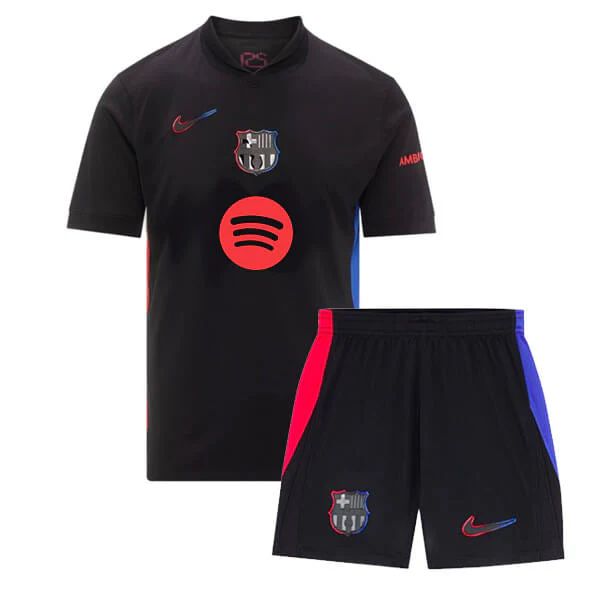 T-shirt e Pantaloncini Bambino FC Barcelona Away 2024/25