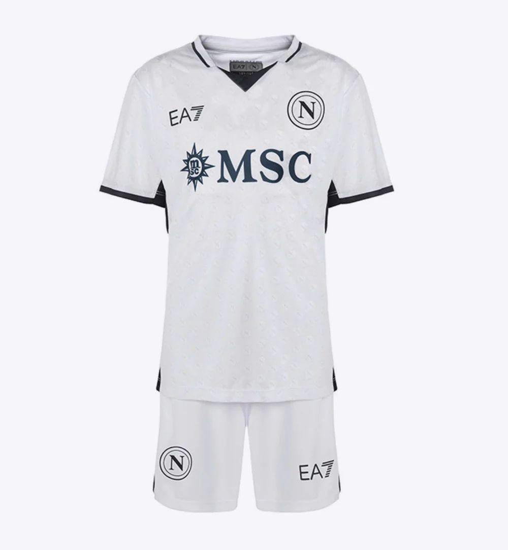 T-shirt e Pantaloncini Bambino Napoli Away 2024/25