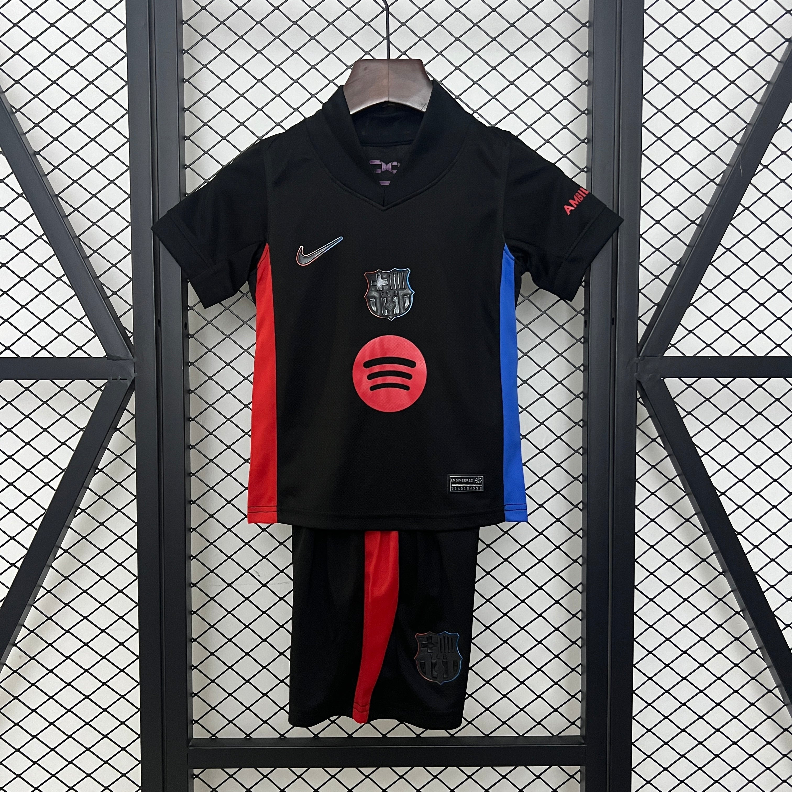 T-shirt e Pantaloncini Bambino FC Barcelona Away 2024/25