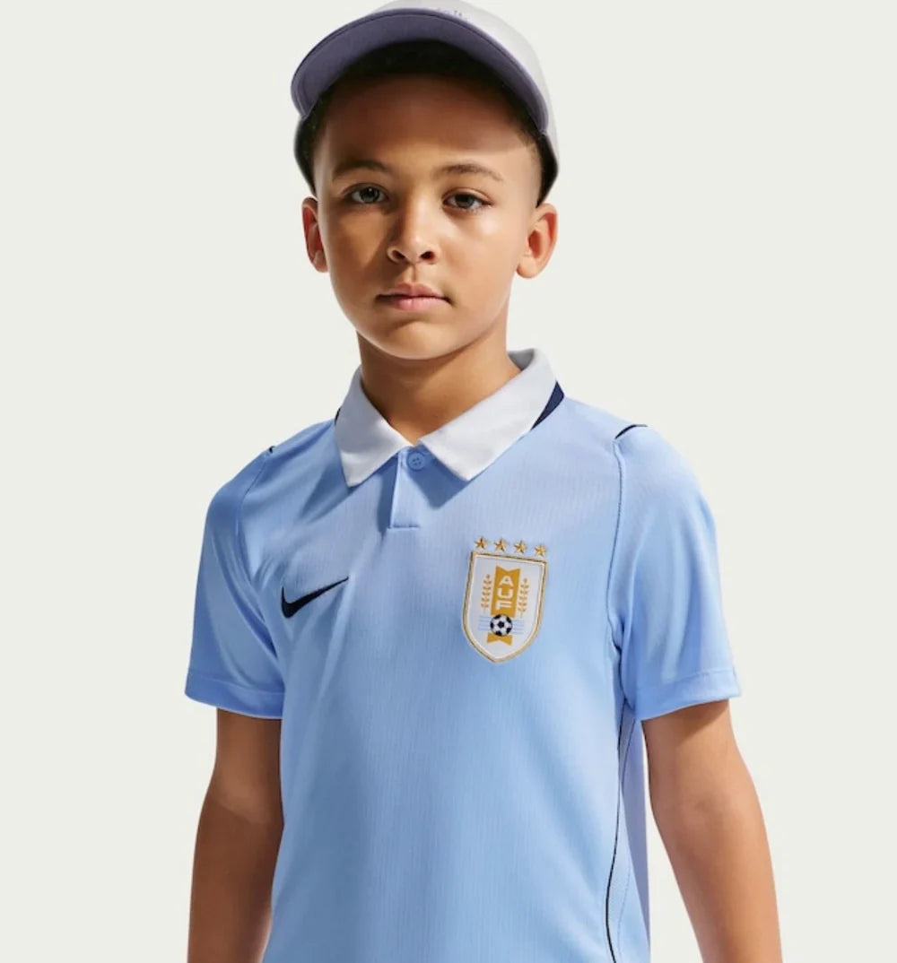 T-shirt e Pantaloncini Bambino Uruguay Home 2026/27