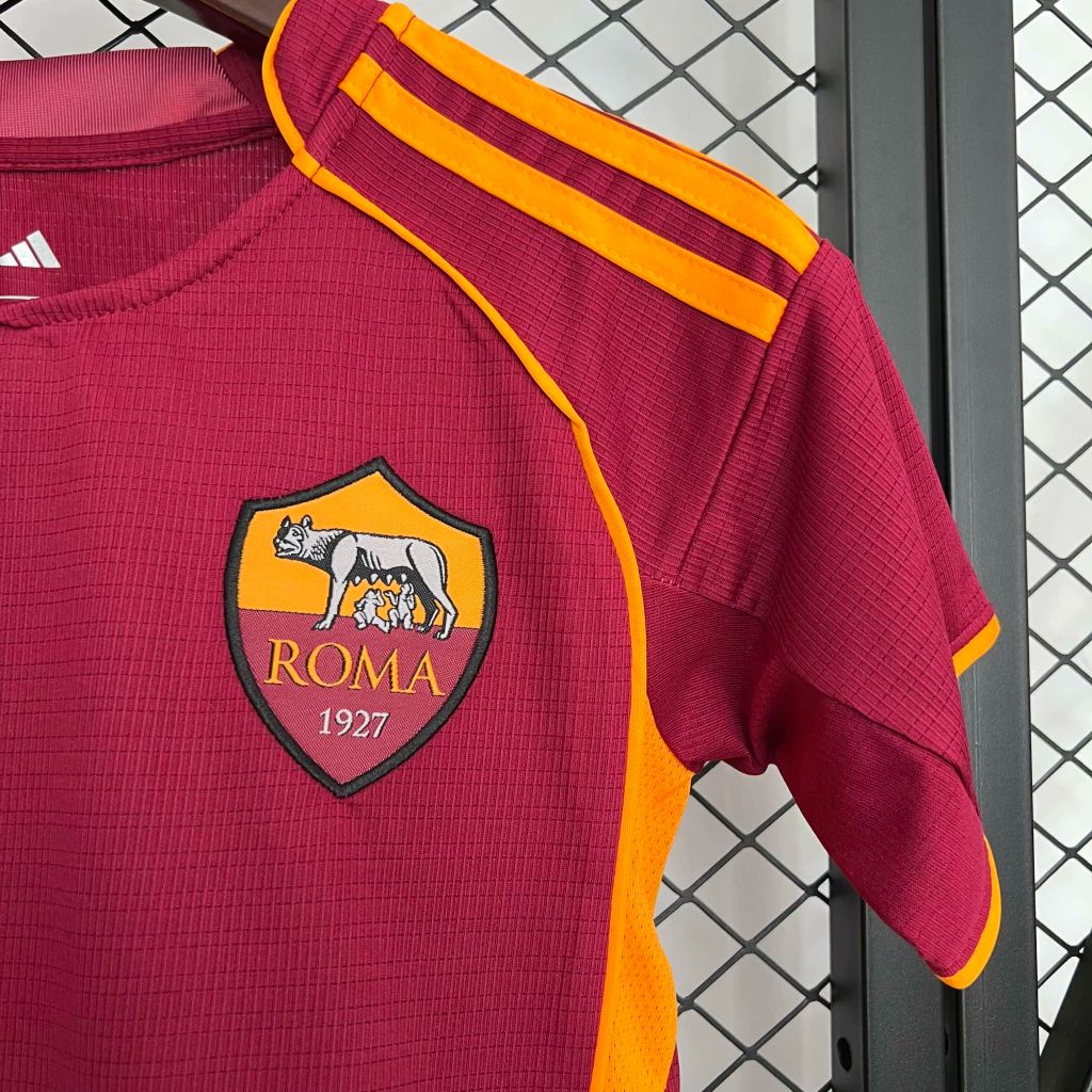 T-shirt e Pantaloncini Bambino AS Roma Home 2025/26