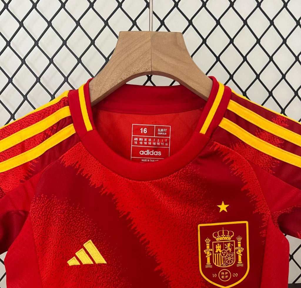 T-shirt e Pantaloncini Bambino Spagna Home 2024/25