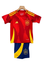 T-shirt e Pantaloncini Bambino Spagna Home 2024/25