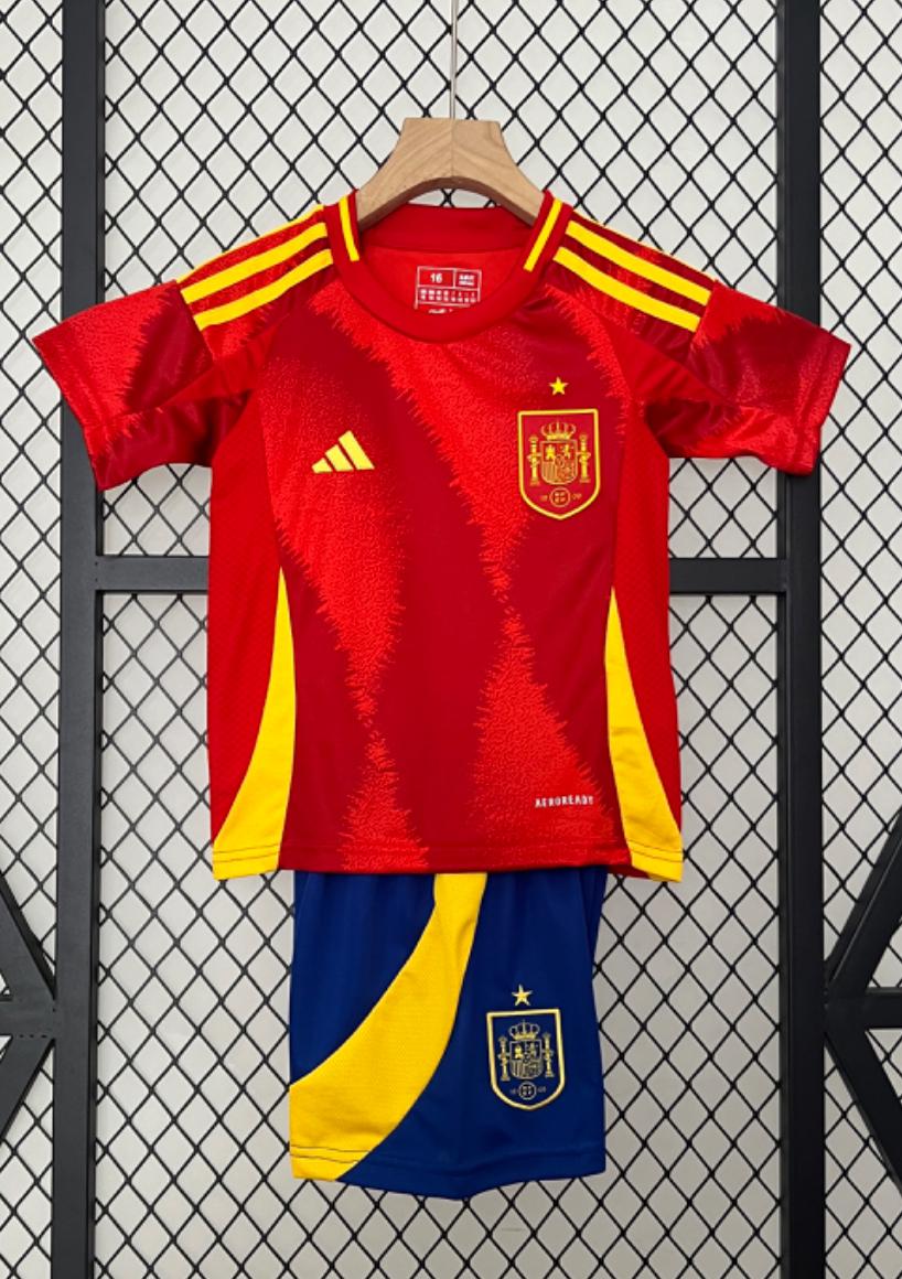T-shirt e Pantaloncini Bambino Spagna Home 2024/25