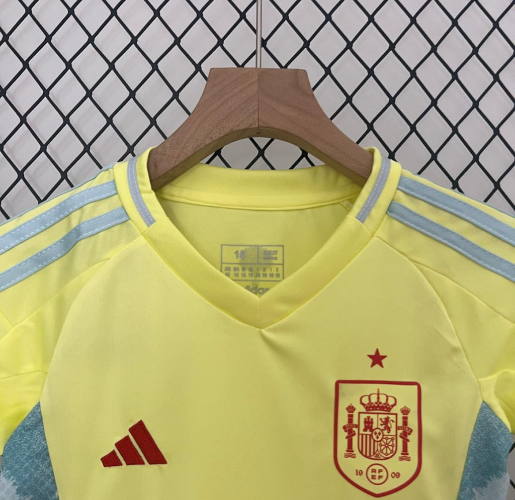 T-shirt e Pantaloncini Bambino Espagna Away 2024/25