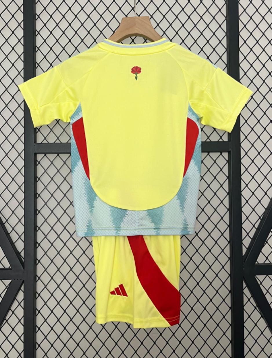 T-shirt e Pantaloncini Bambino Espagna Away 2024/25