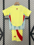 T-shirt e Pantaloncini Bambino Espagna Away 2024/25