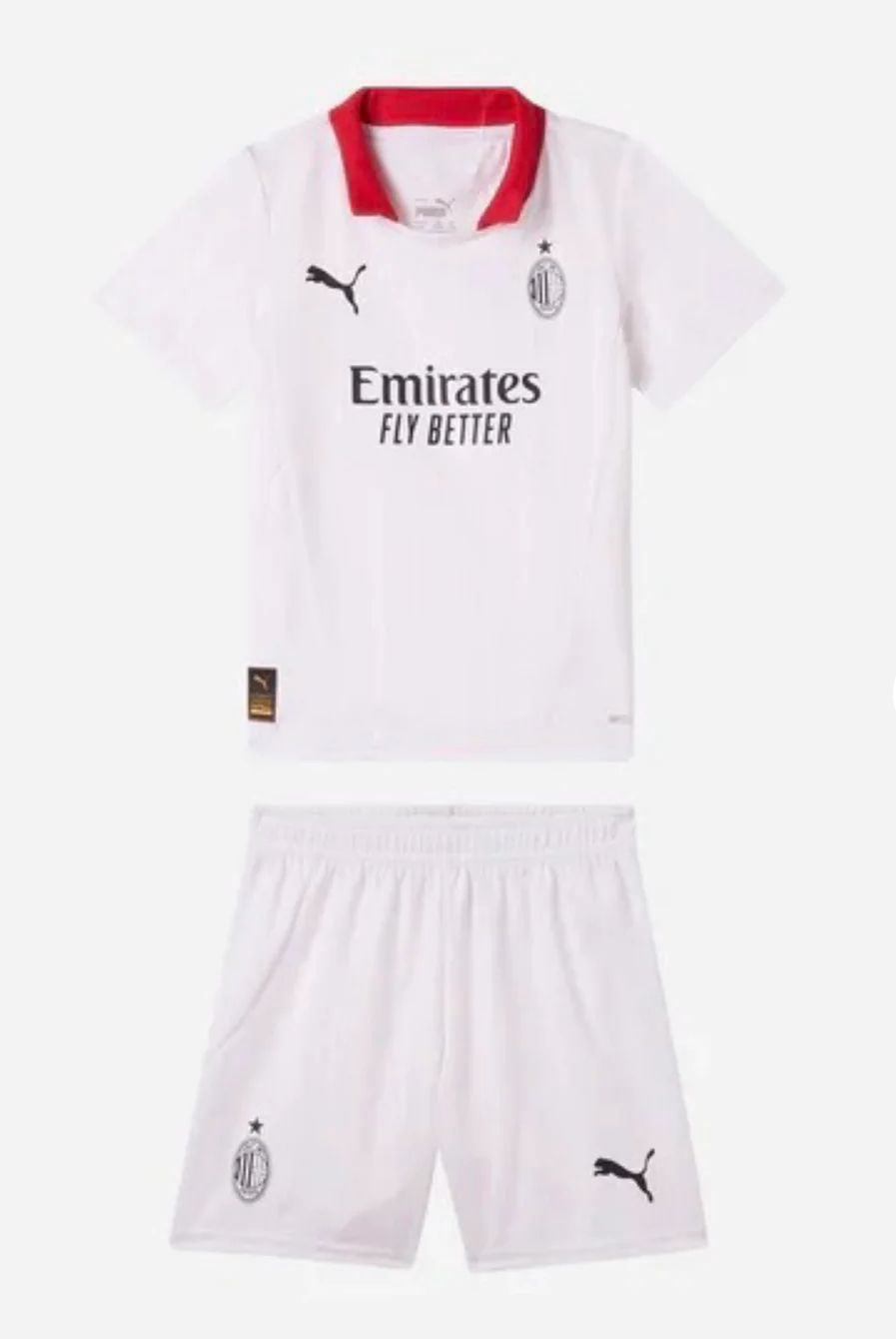 T-shirt e Pantaloncini Bambino AC Milan Away 2024/25