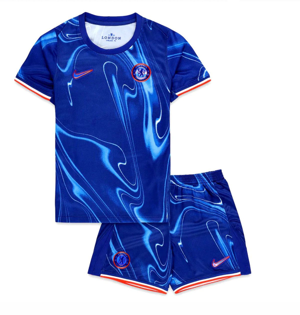 T-shirt e Pantaloncini Bambino Chelsea Home 2024/25