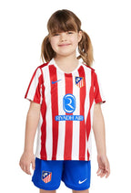 T-shirt e Pantaloncini Bambino Atletico de Madrid Home 2025/26 - Con Calzettoni