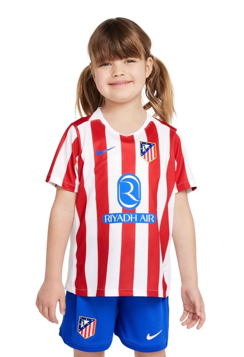 T-shirt e Pantaloncini Bambino Atletico de Madrid Home 2025/26