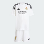 T-shirt e Pantaloncini Bambino Real Madrid Home 2024/25