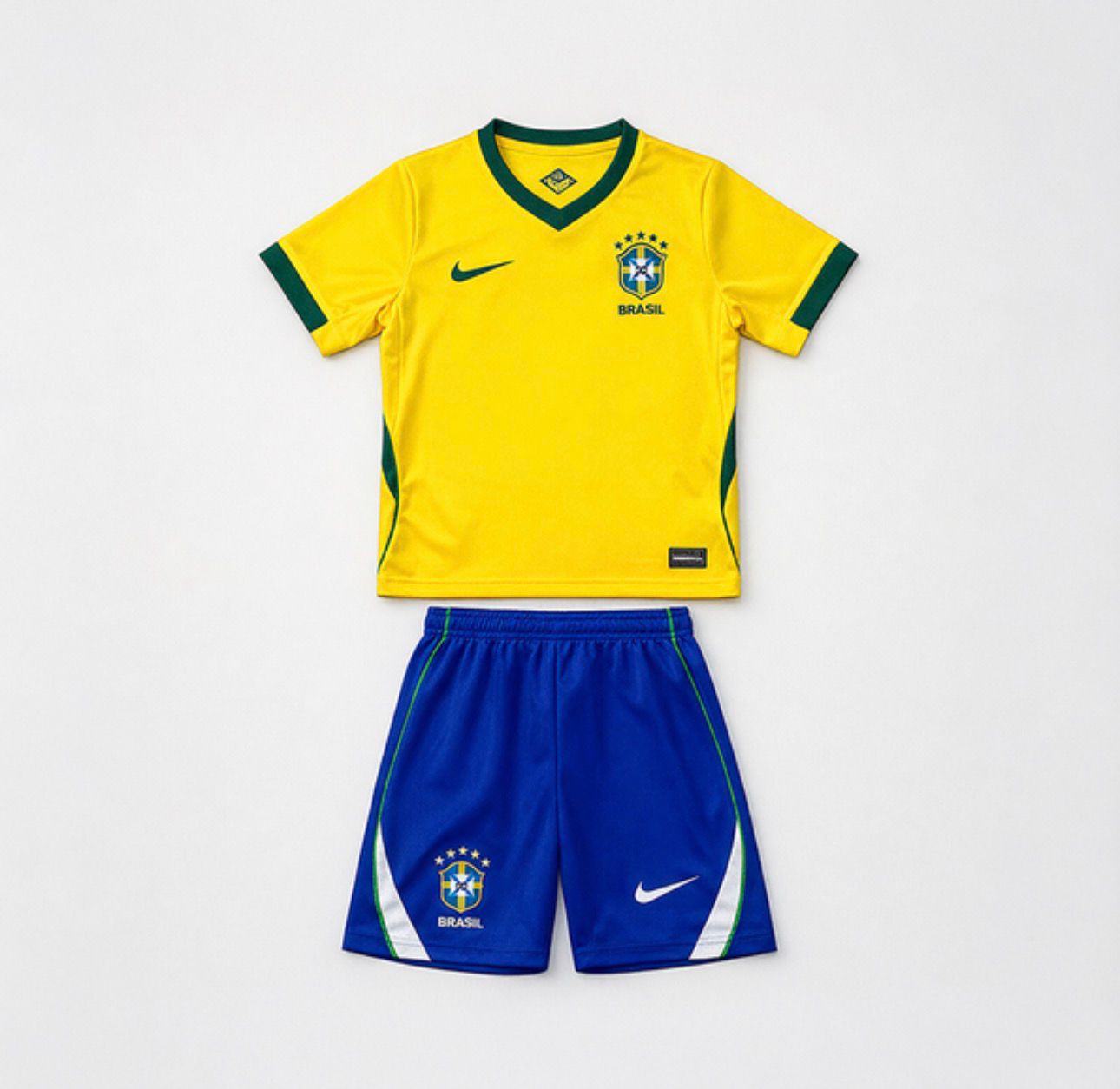 T-shirt e Pantaloncini Bambino Brasile Home 26/27