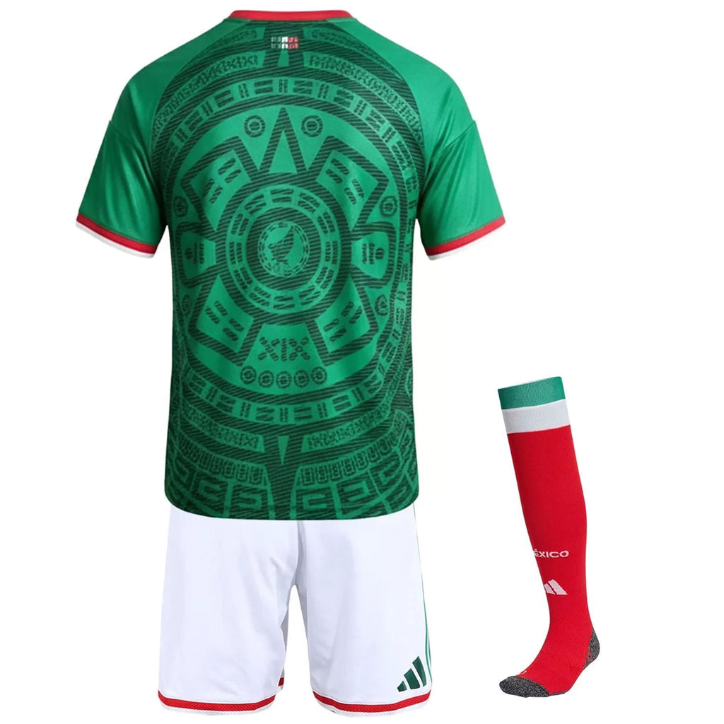 T-shirt e Pantaloncini Bambino Messico Home 2026/27 - Con Calzettoni