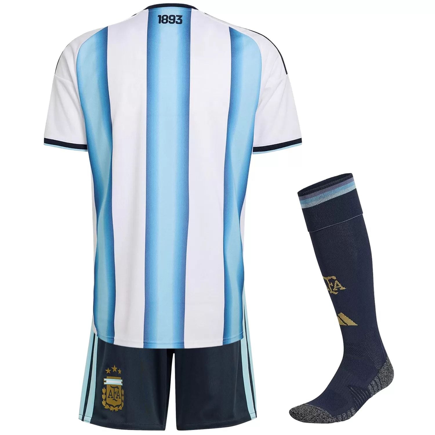 T-shirt e Pantaloncini Bambino Argentina Home 2026/27 - Con Calzettoni