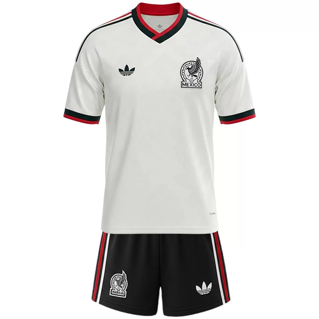 T-shirt e Pantaloncini Bambino Messico Away 2026/27