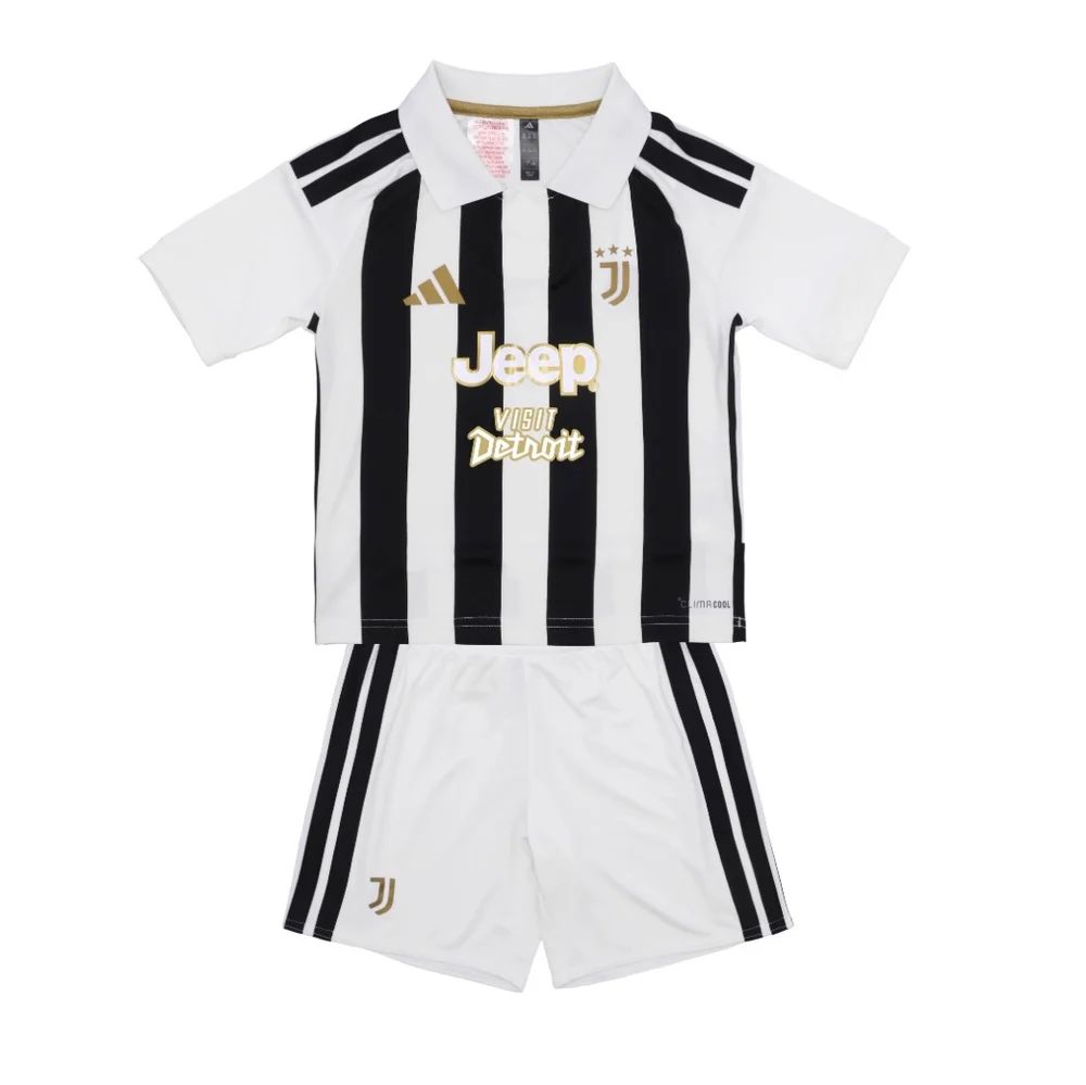 T-shirt e Pantaloncini Bambino Juventus Home 26/27 - "Visit Detroit"