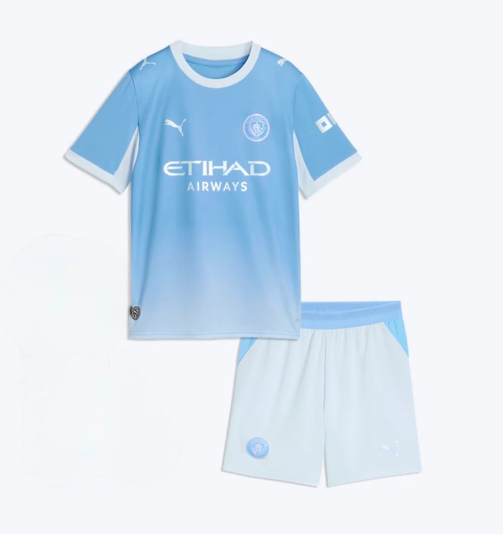 T-shirt e Pantaloncini Bambino Manchester City Home 2026/27