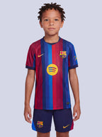 T-shirt e Pantaloncini Bambino FC Barcelona Home 2026/27