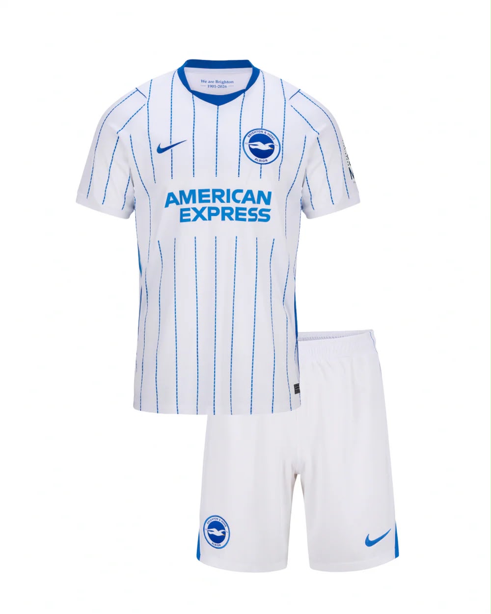 T-shirt e Pantaloncini Bambino Brighton Away 2026/27