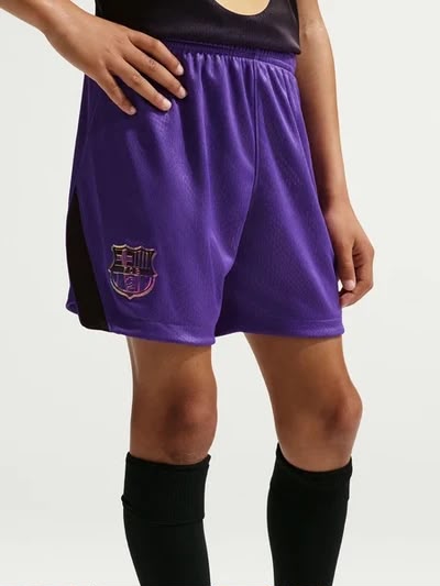 T-shirt e Pantaloncini Bambino FC Barcelona Away 26/27