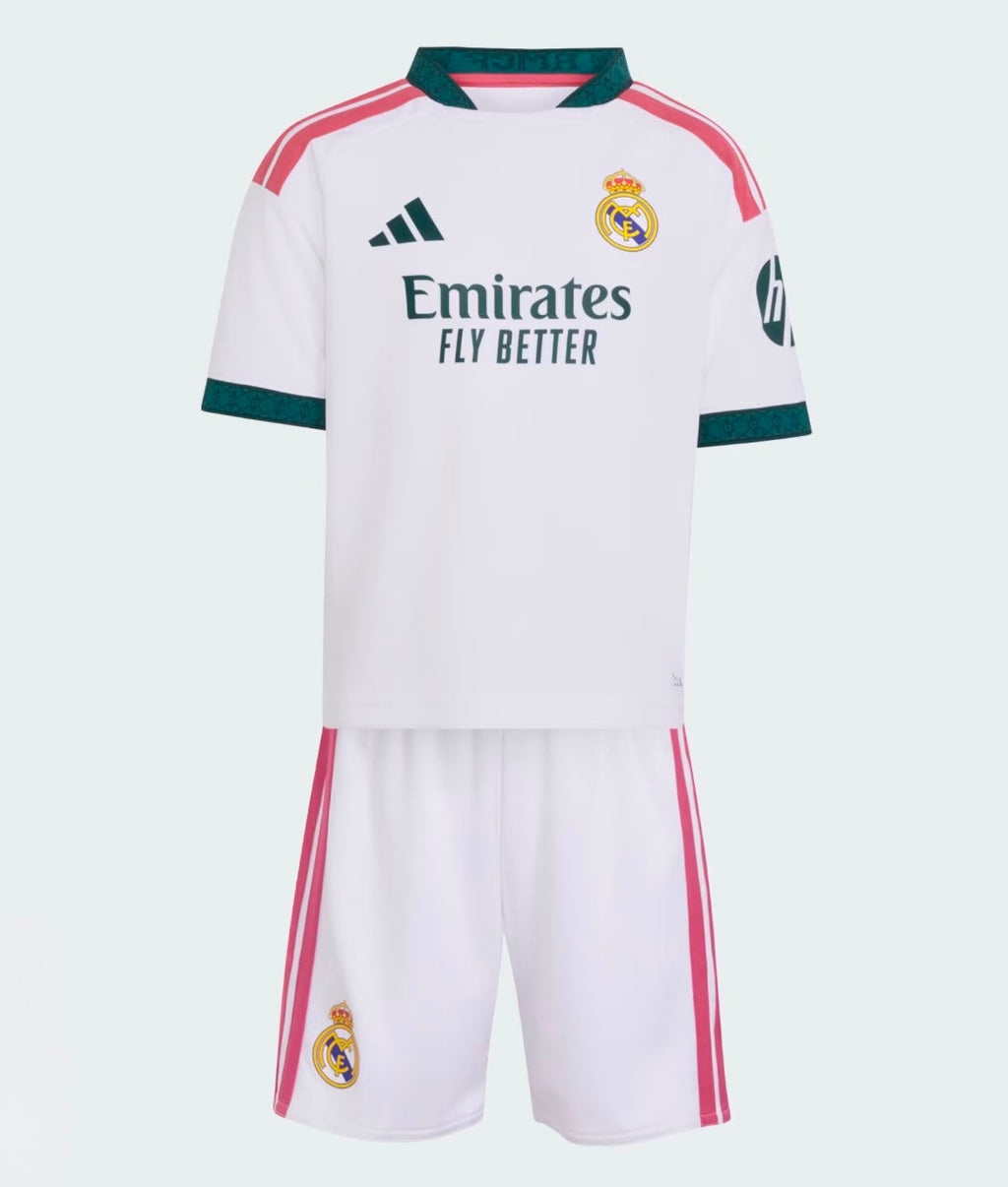 T-shirt e Pantaloncini Bambino Real Madrid Home 2026/27