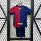 T-shirt e Pantaloncini Bambino FC Barcelona Home 2024/25
