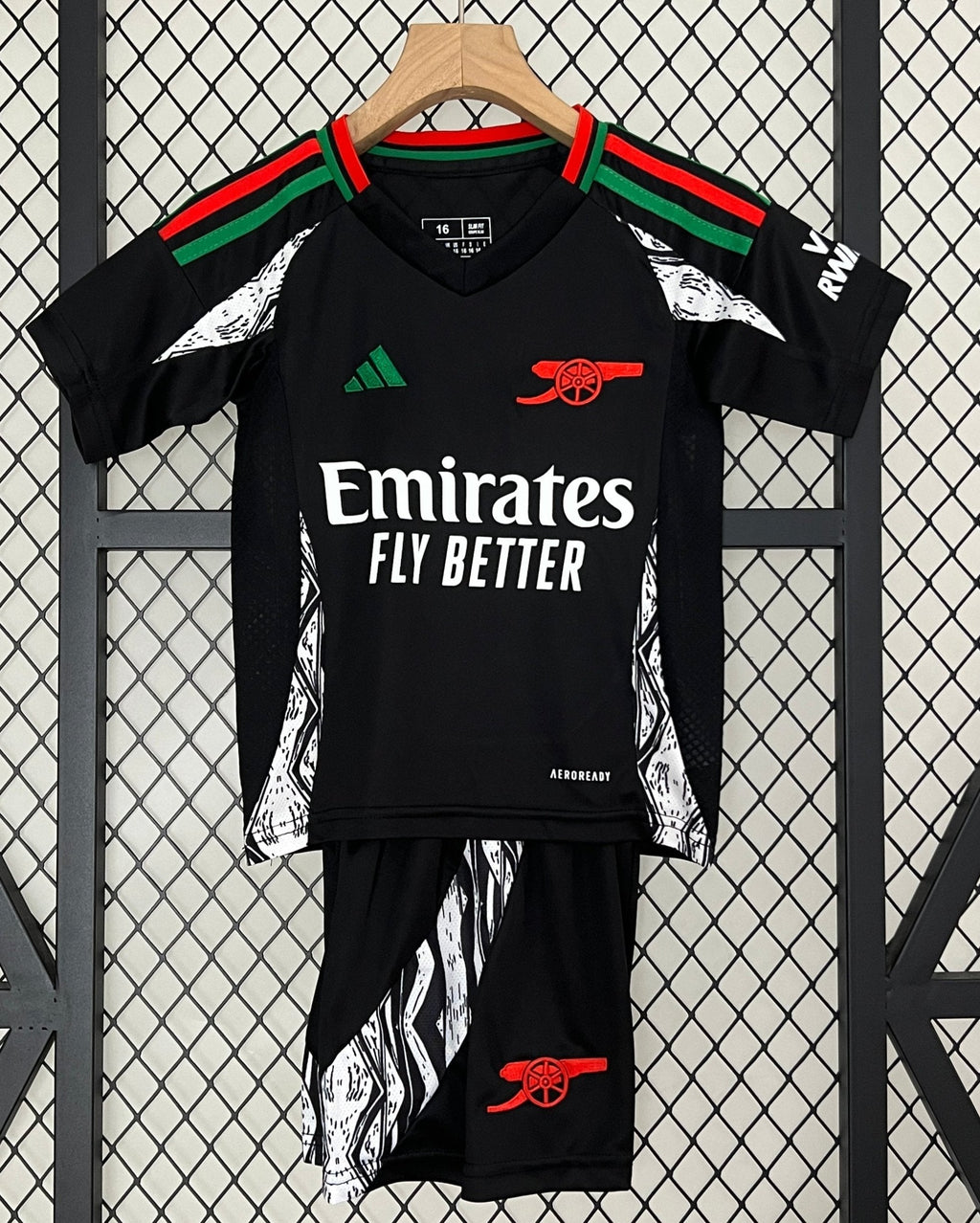 T-shirt e Pantaloncini Bambino Arsenal Away 2024/25