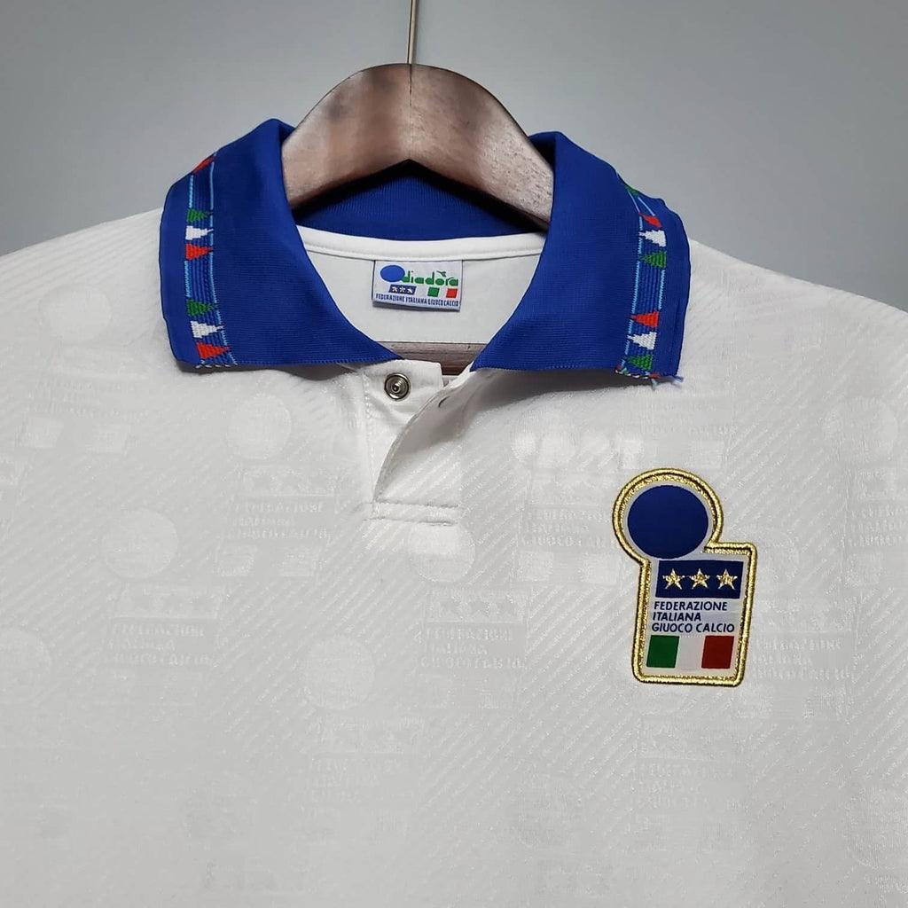Camisa Itália Retrô 1994 Branca - Diadora - DA Sports Oficial