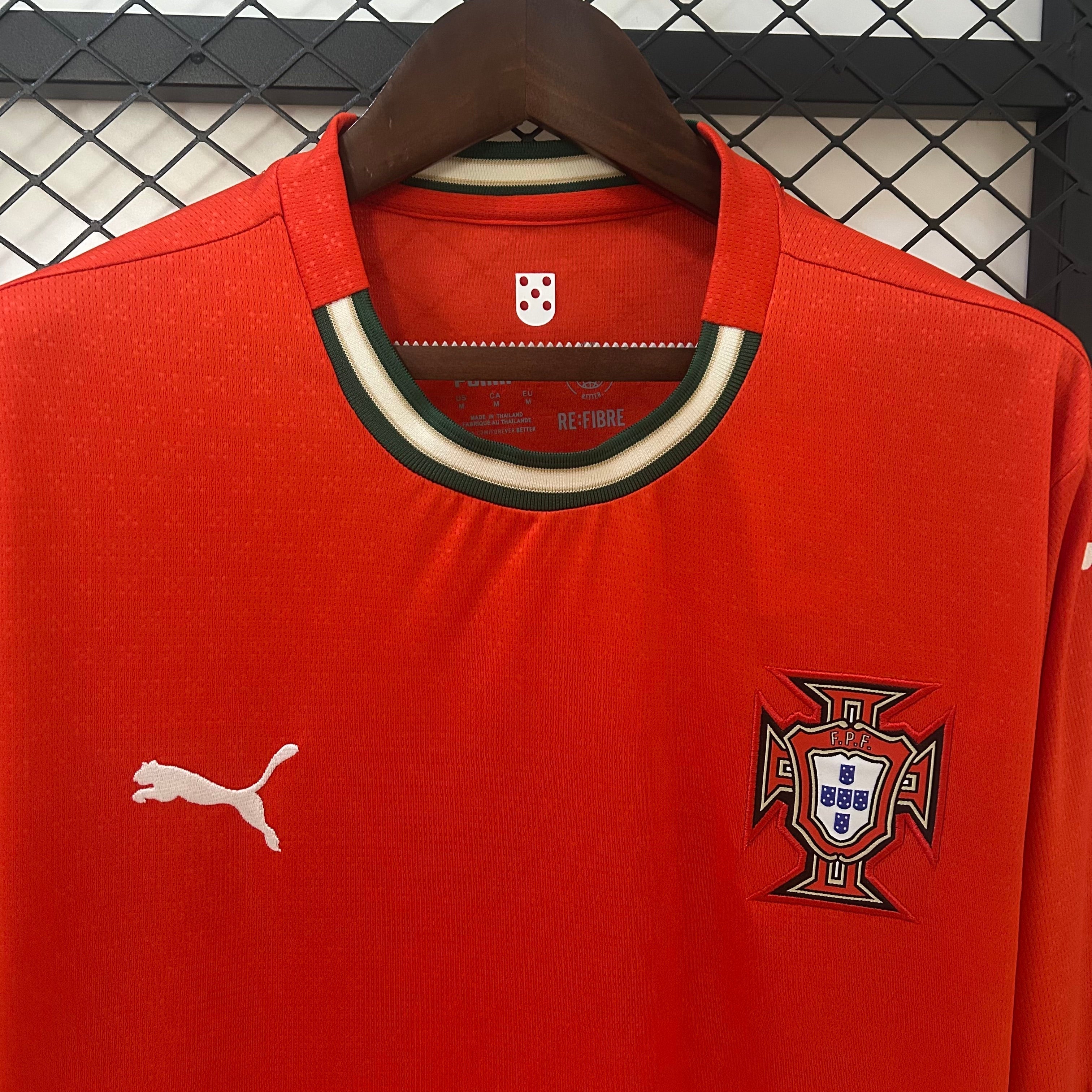 Maglia Manica Lunga Portogallo Home 25/26