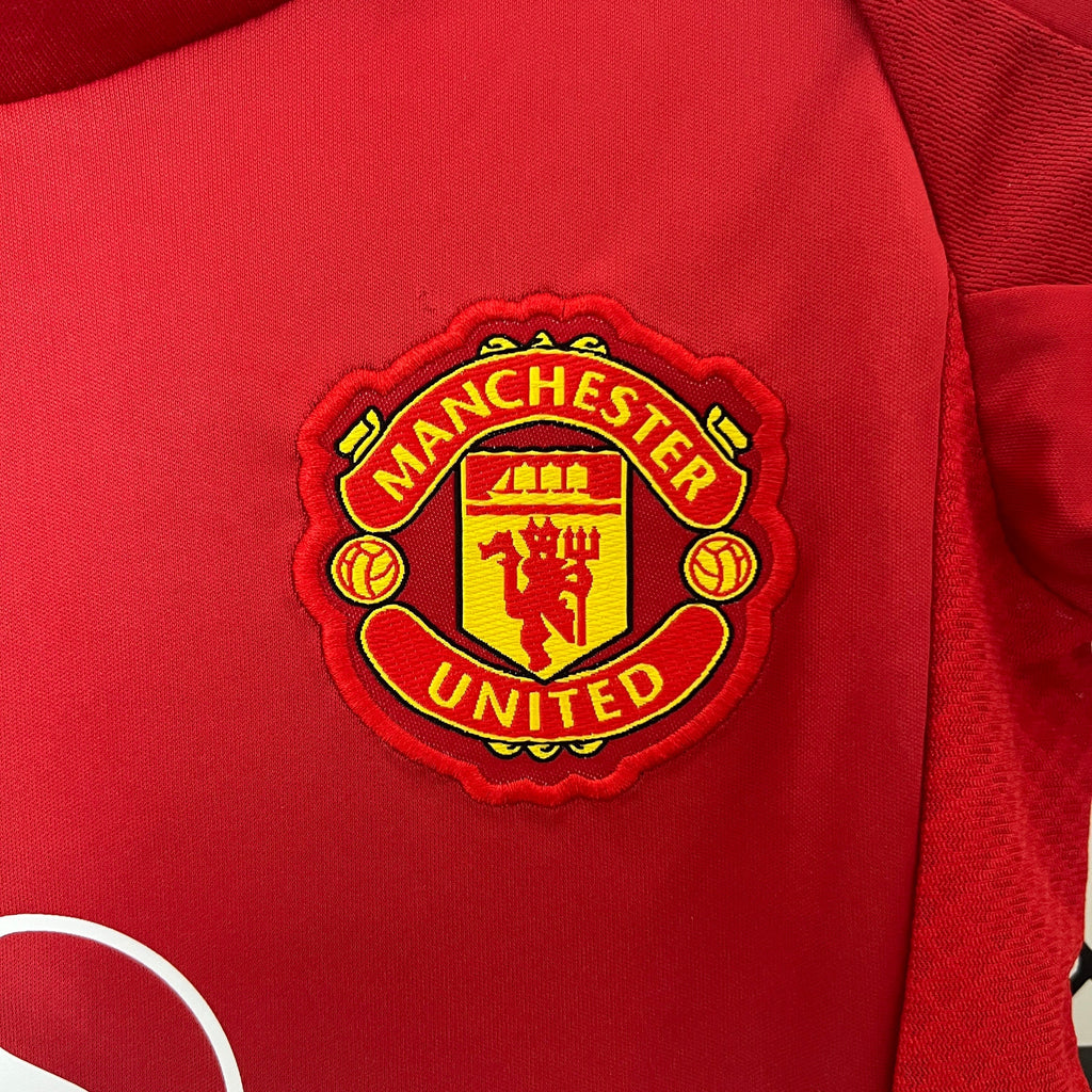 T-shirt e Pantaloncini Bambino Manchester United Home 2024/25