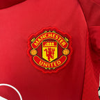 T-shirt e Pantaloncini Bambino Manchester United Home 2024/25