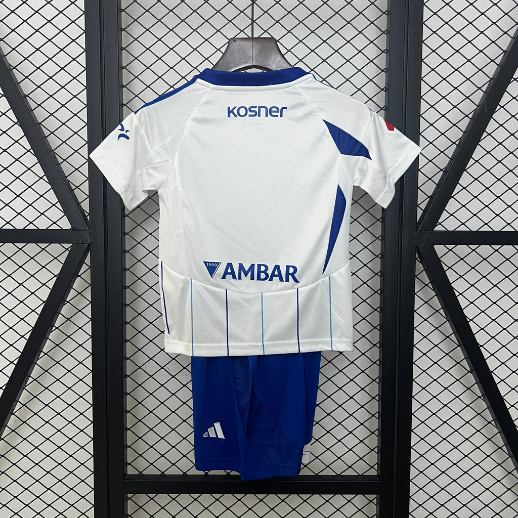 T-shirt e Pantaloncini Bambino Real Zaragoza Home 2024/25