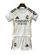 T-shirt e Pantaloncini Bambino Real Madrid Home 2025/26